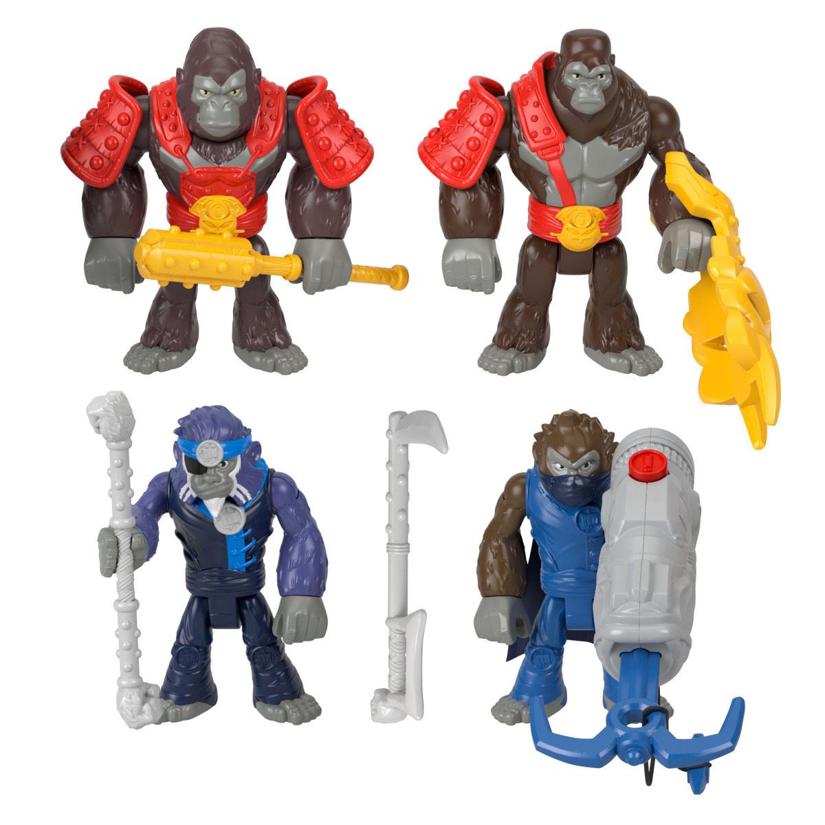Mundo Aventura Imaginext Figura Paquete Gorilas y Monos