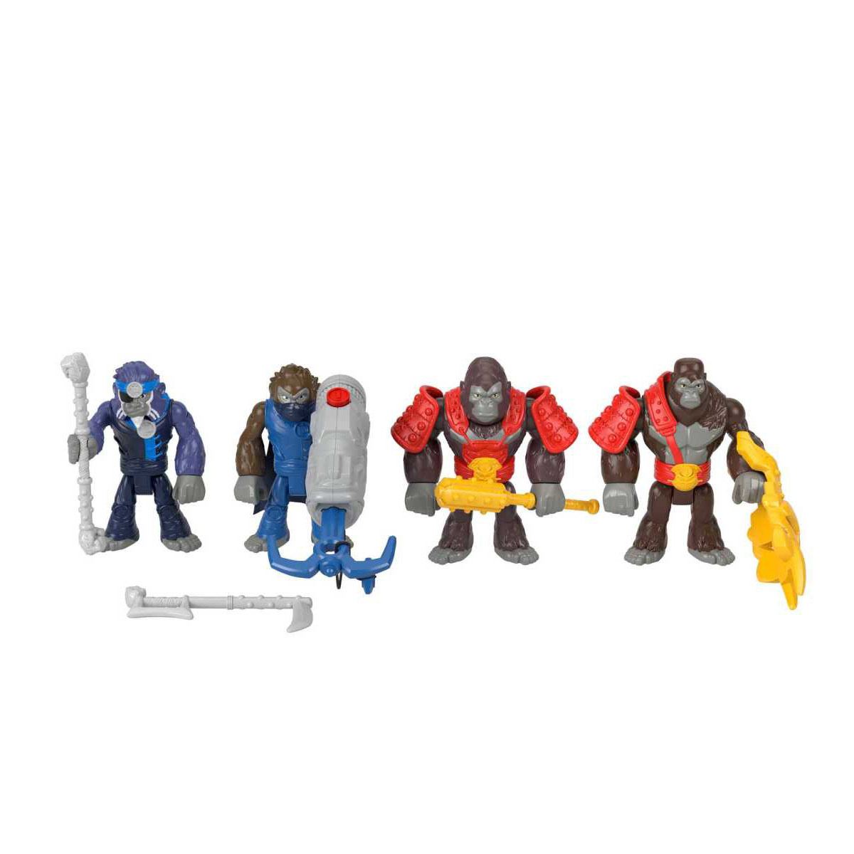 Mundo Aventura Imaginext Figura Paquete Gorilas y Monos