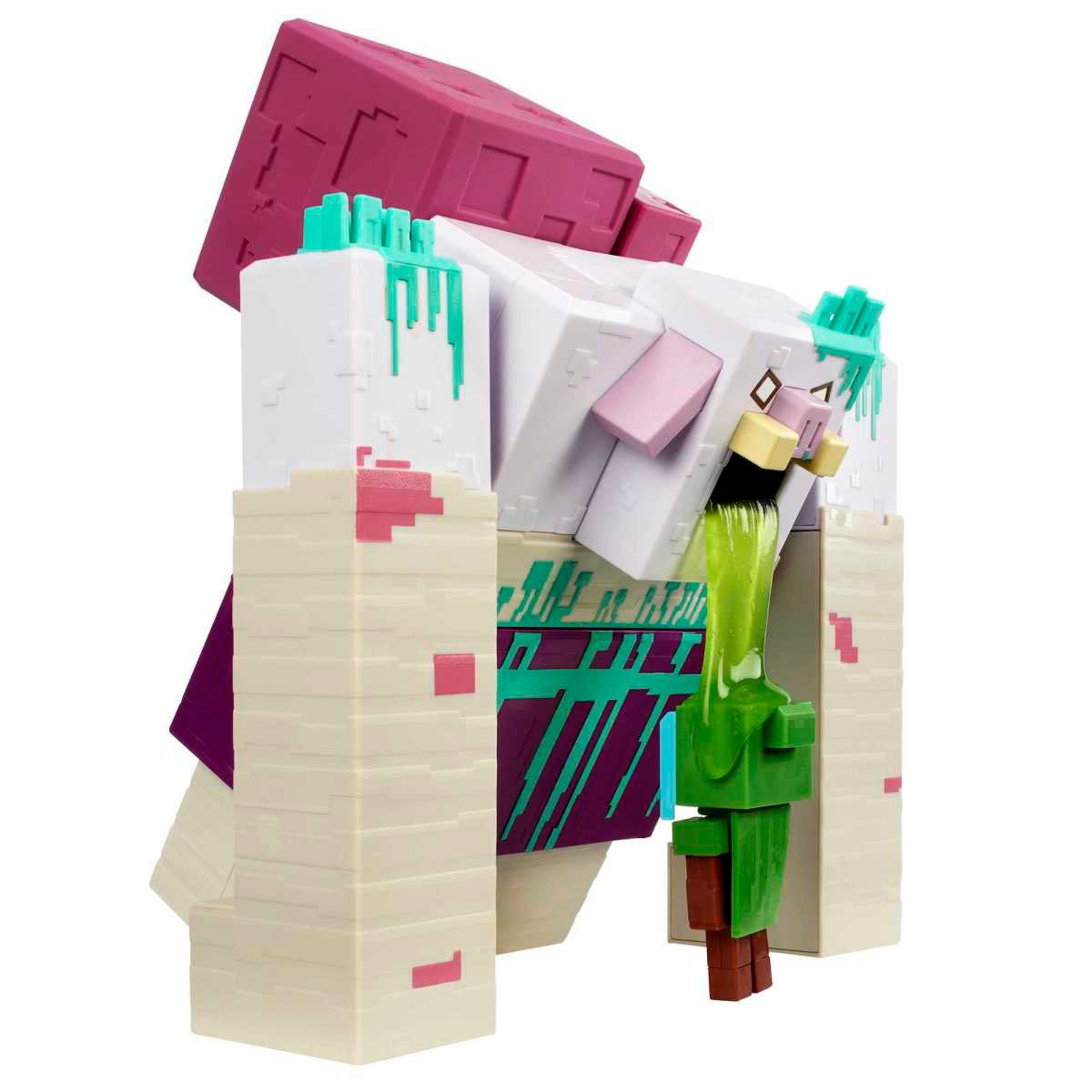 Figura Acción Minecraft Legends El Devorador con Slime 10"