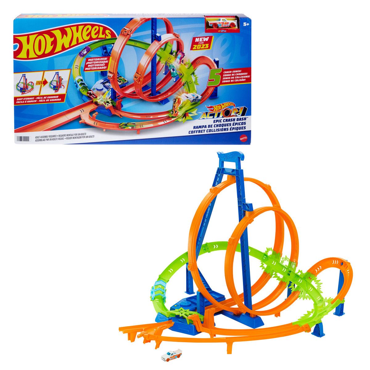 Pista de Juguete Hot Wheels Action Choques Épicos