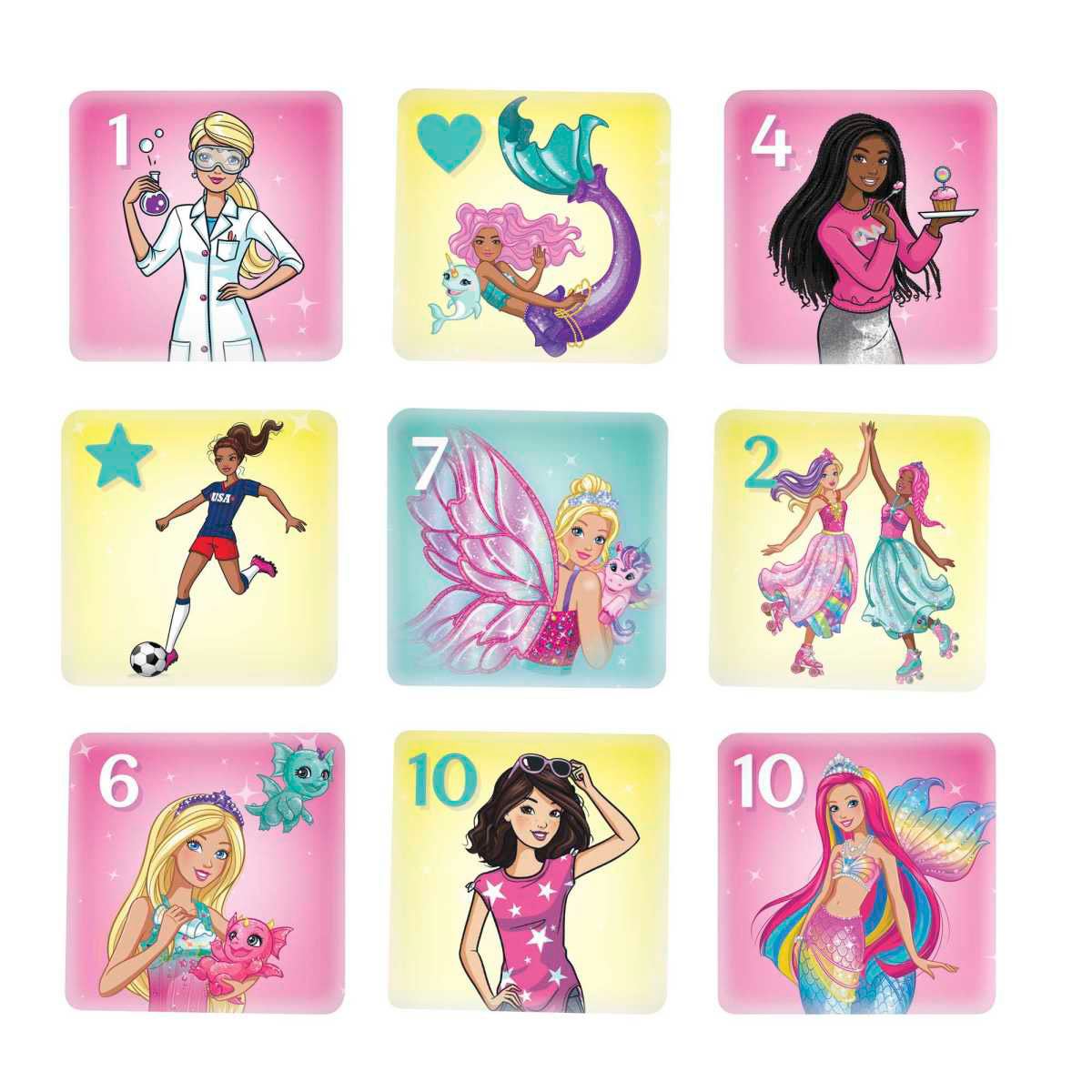 Set de Juegos 5 en 1 Barbie