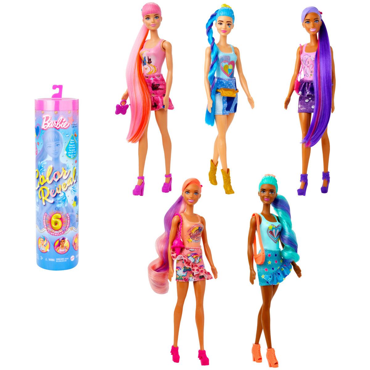 Barbie Color Reveal Looks de Mezclilla Surtidos