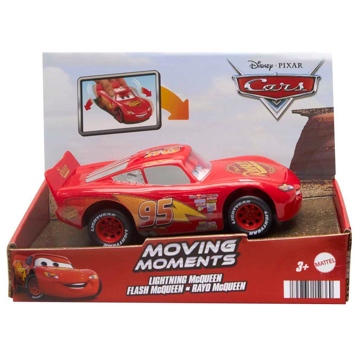 Disney y Pixar Cars Vehículo Amigos Movibles McQueen