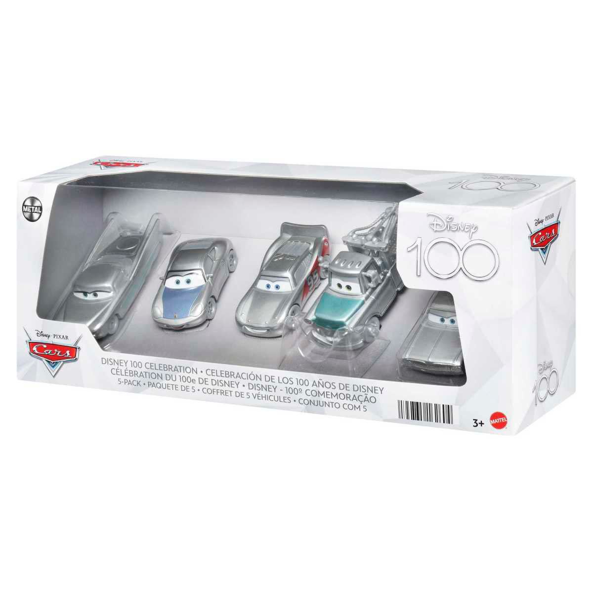 Disney y Pixar Cars Vehículo de Juguete Paquete de 5 Disney 100