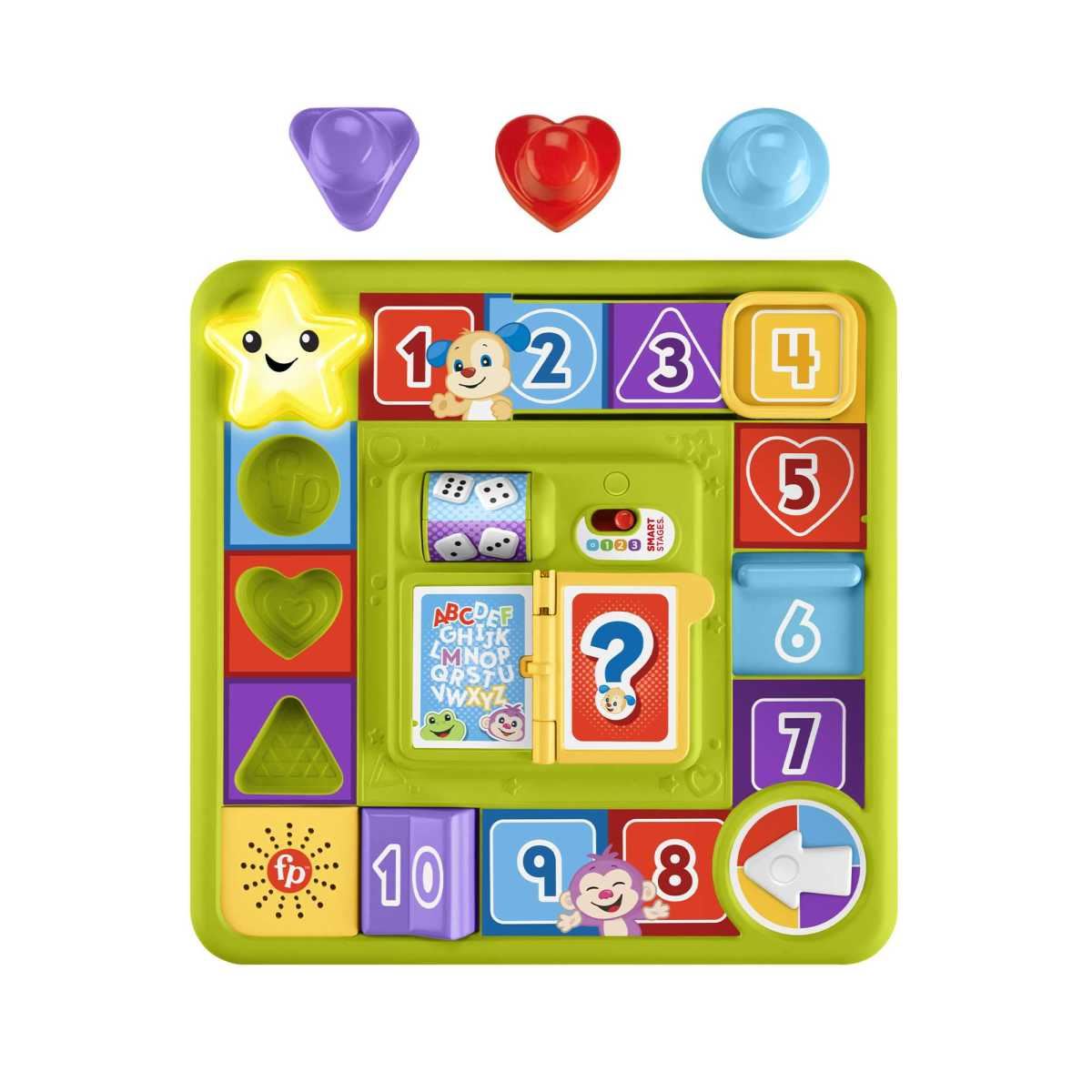 Fisher-Price Juguete Mi Primer Juego de Mesa de Aprendizaje