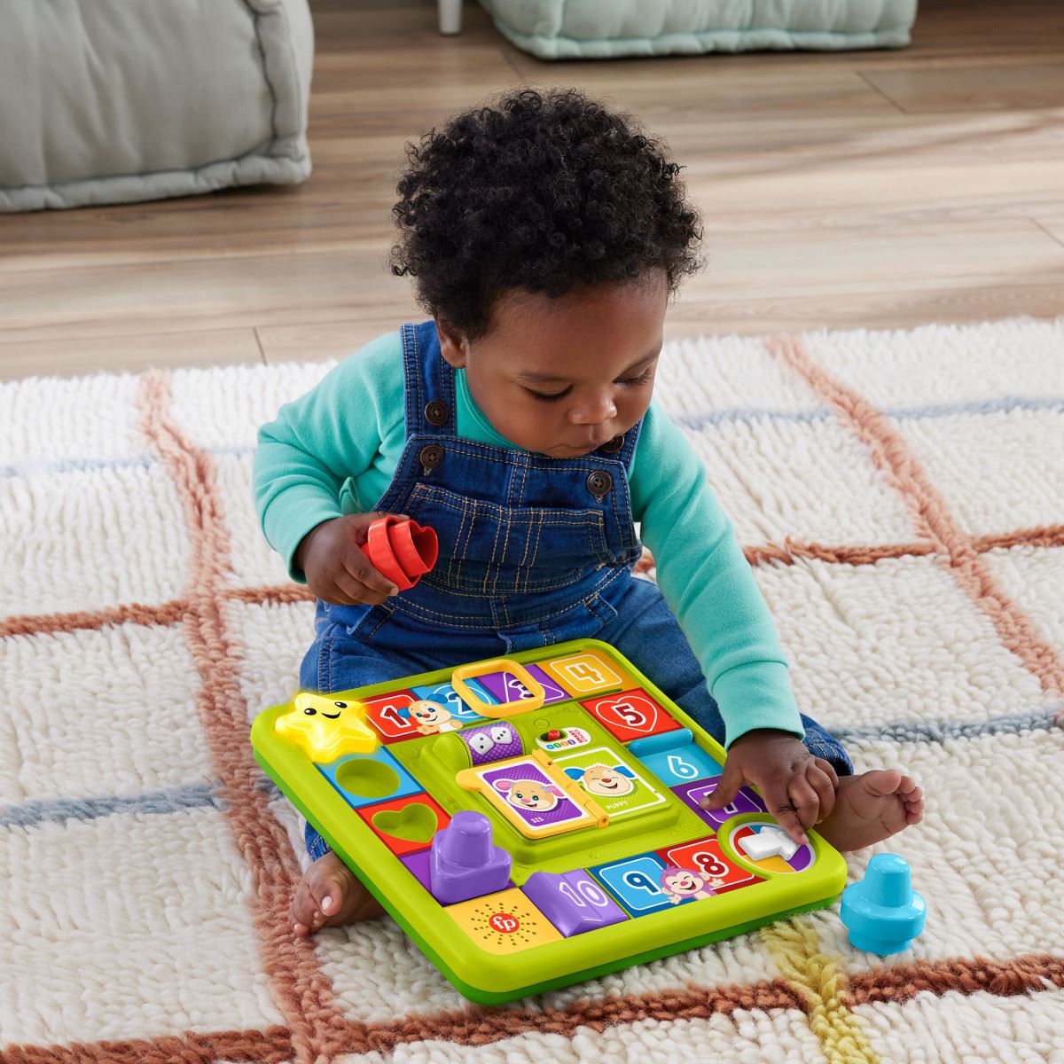 Fisher-Price Juguete Mi Primer Juego de Mesa de Aprendizaje