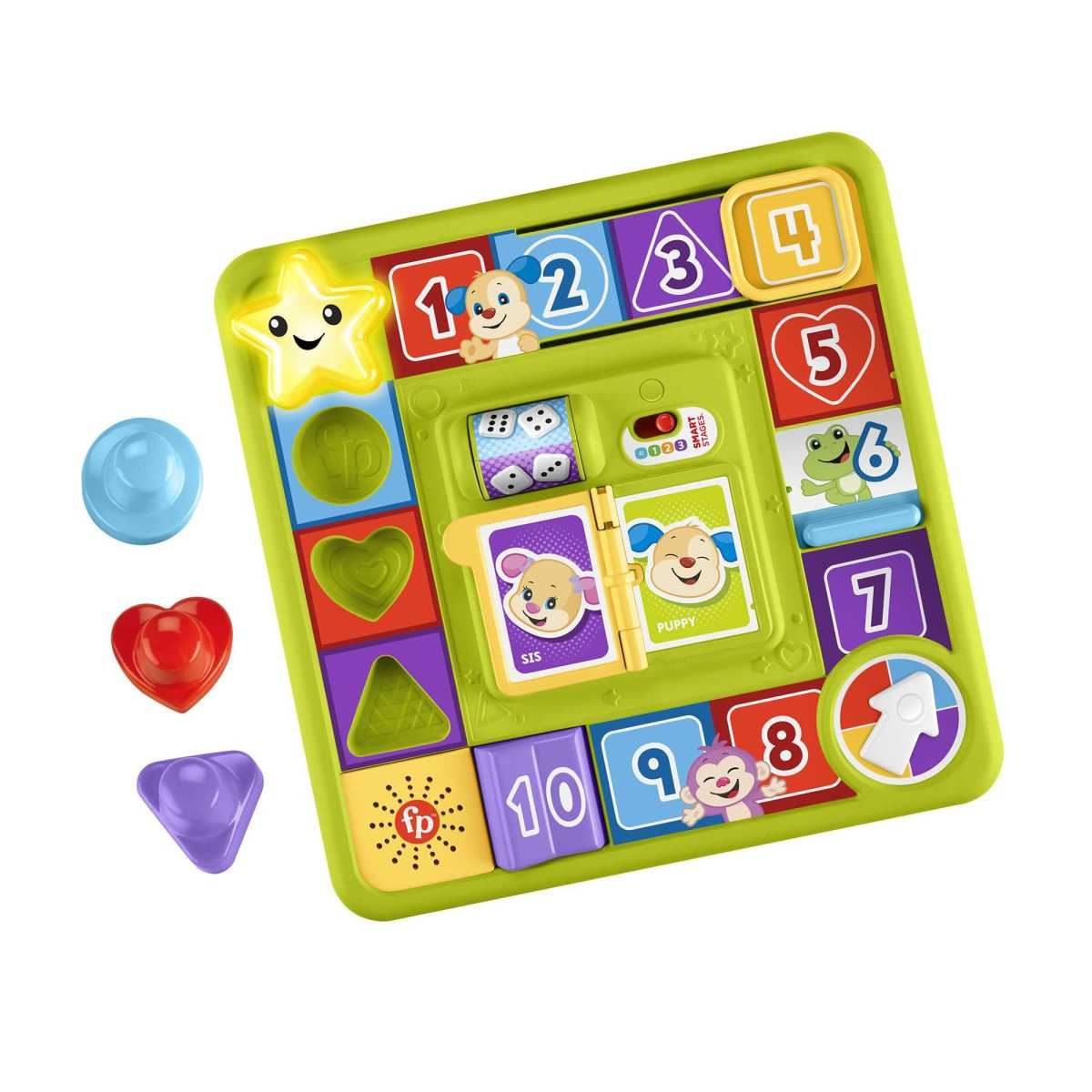 Fisher-Price Juguete Mi Primer Juego de Mesa de Aprendizaje