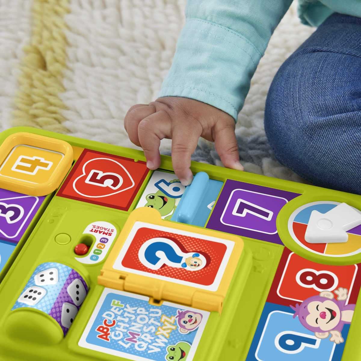 Fisher-Price Juguete Mi Primer Juego de Mesa de Aprendizaje