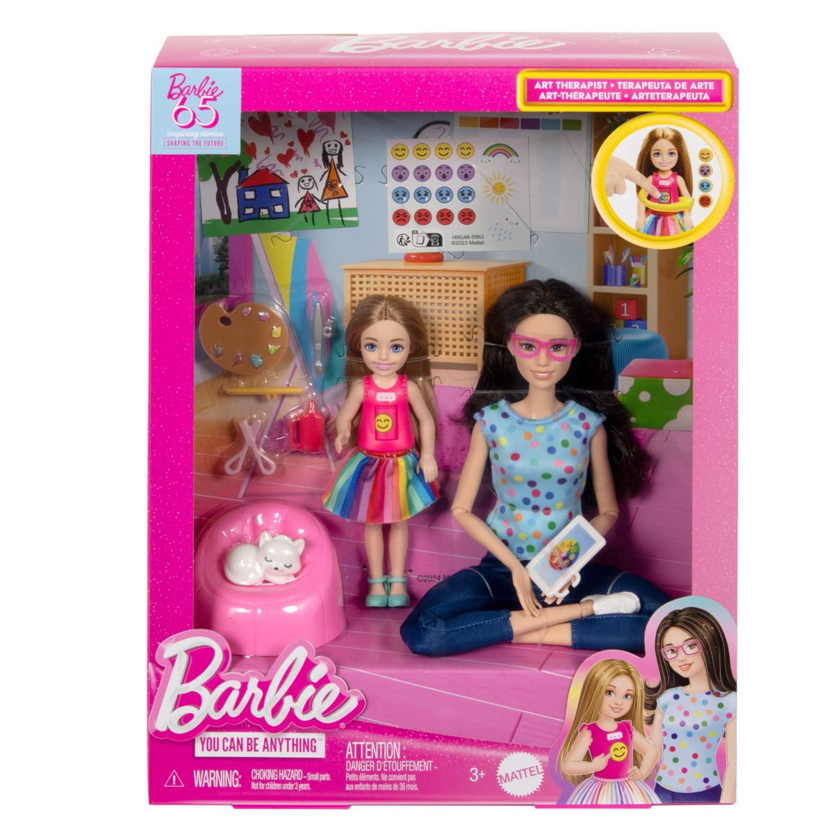Barbie Profesiones Muñeca Terapia de Arte