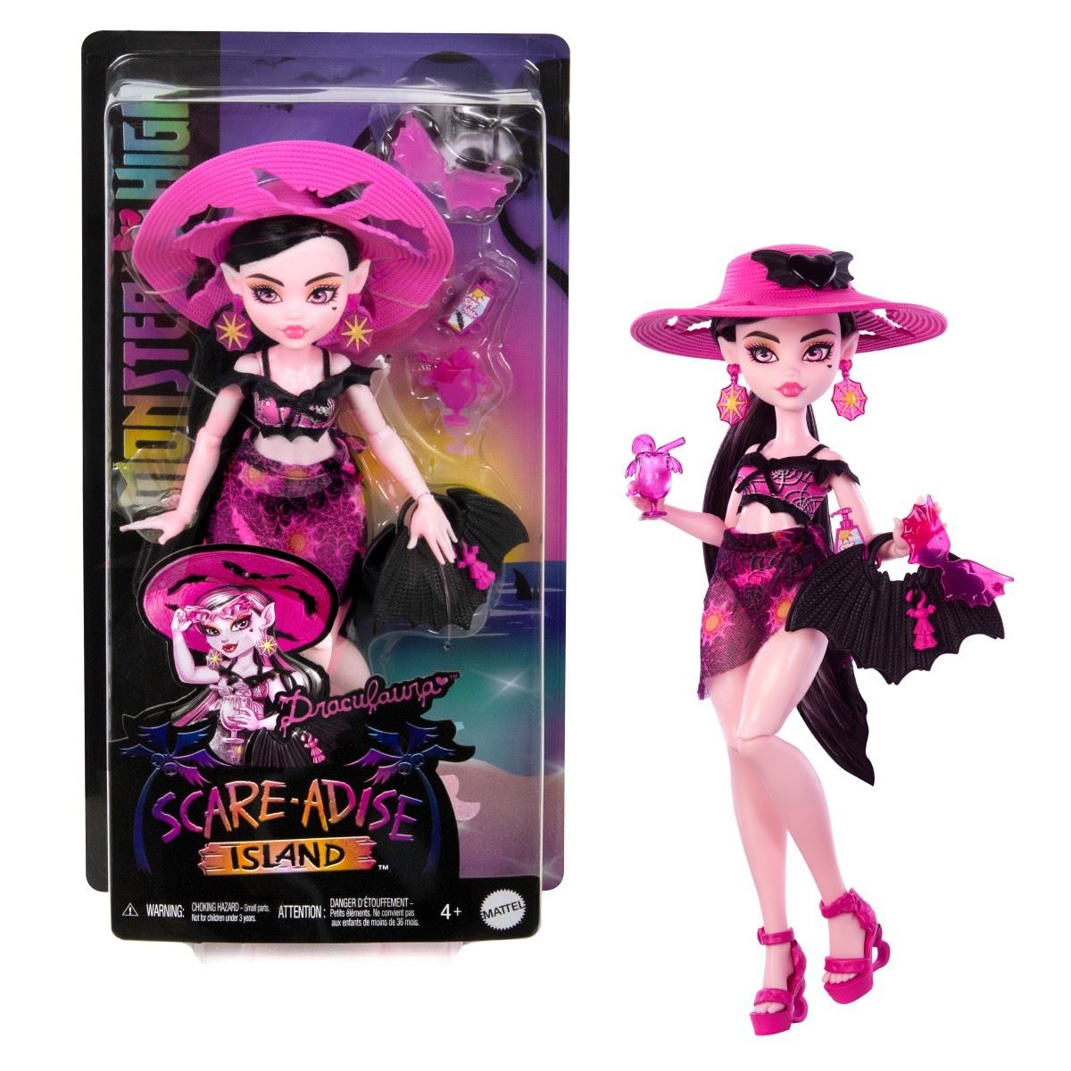 Monster High Muñeca Isla del Terror Draculaura