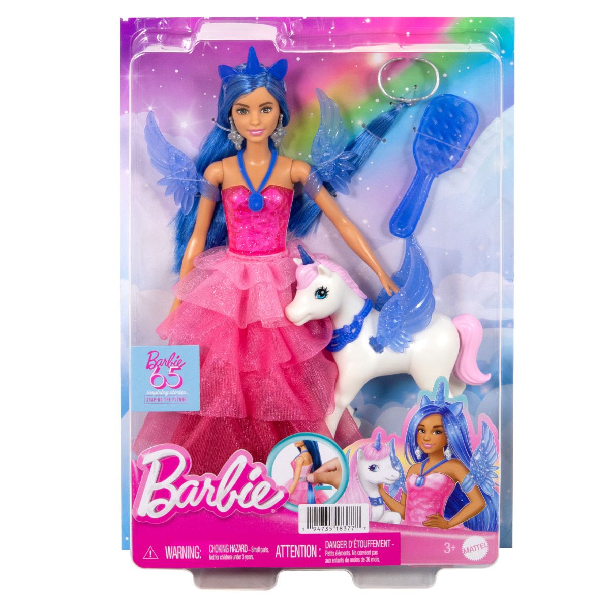 Muñeca Edición Especial Zafiro - Barbie Fantasía - 65 Aniv