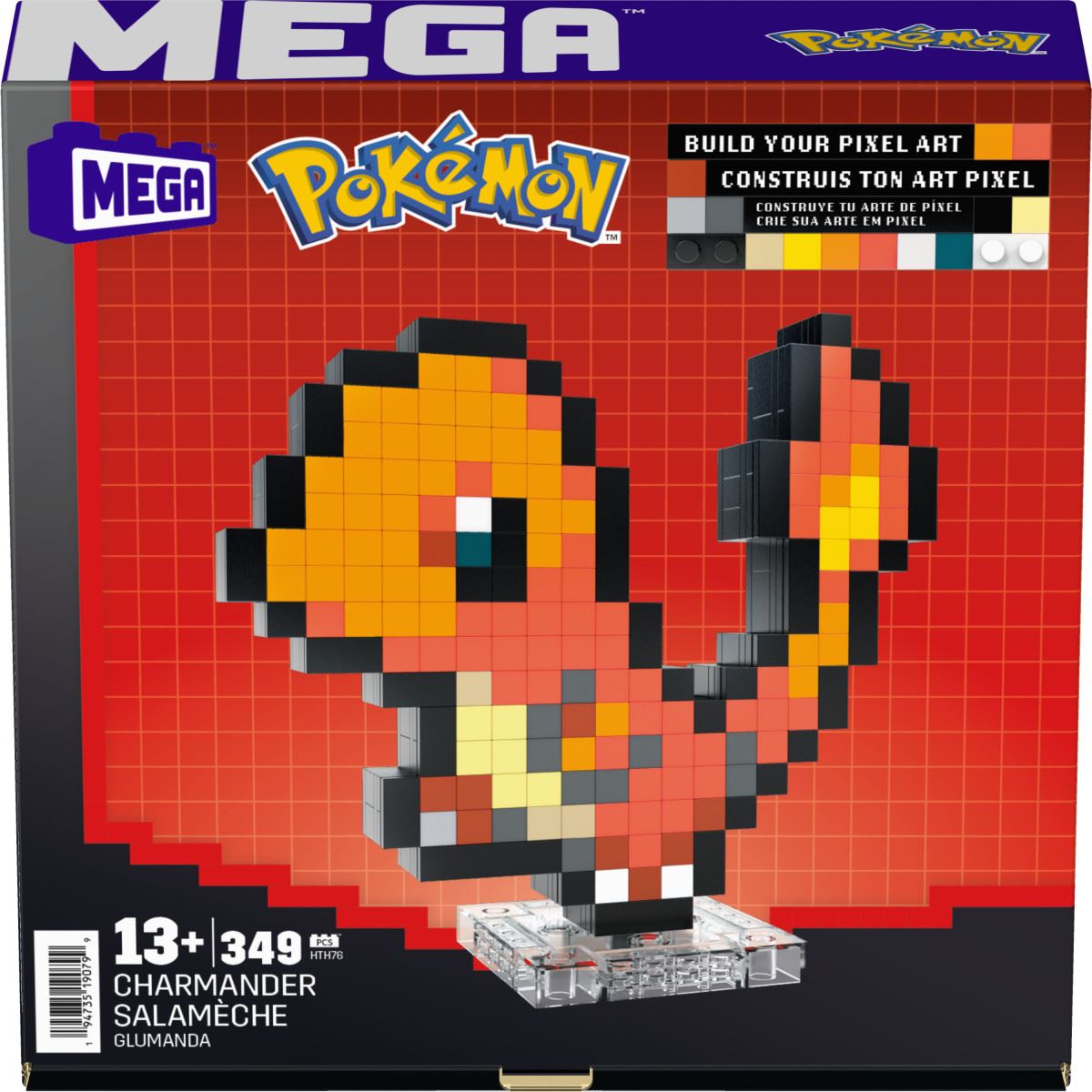 Charmander Píxel Art Pokémon MEGA