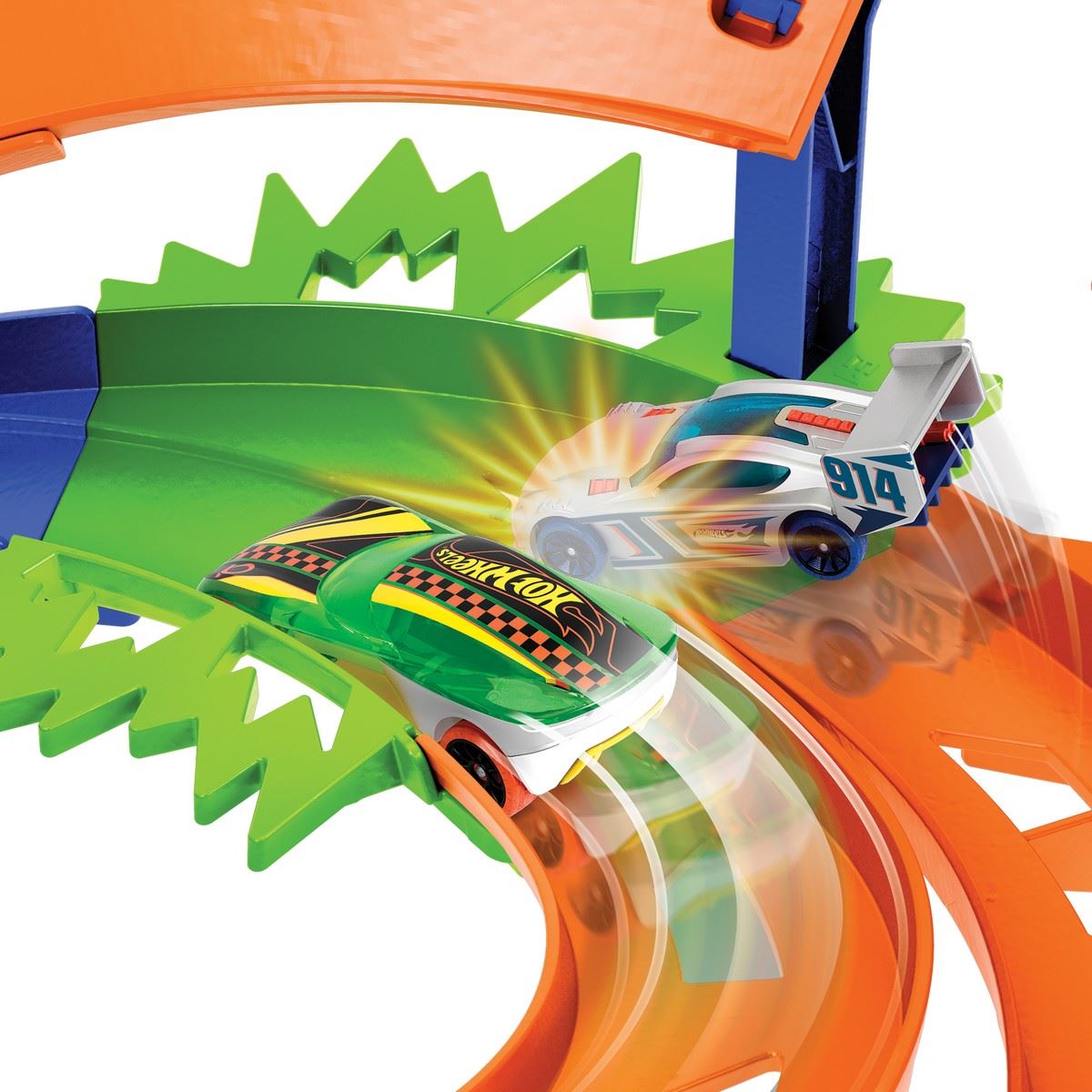 Hot Wheels Action Pista de Juguete Circuito Giro Veloz