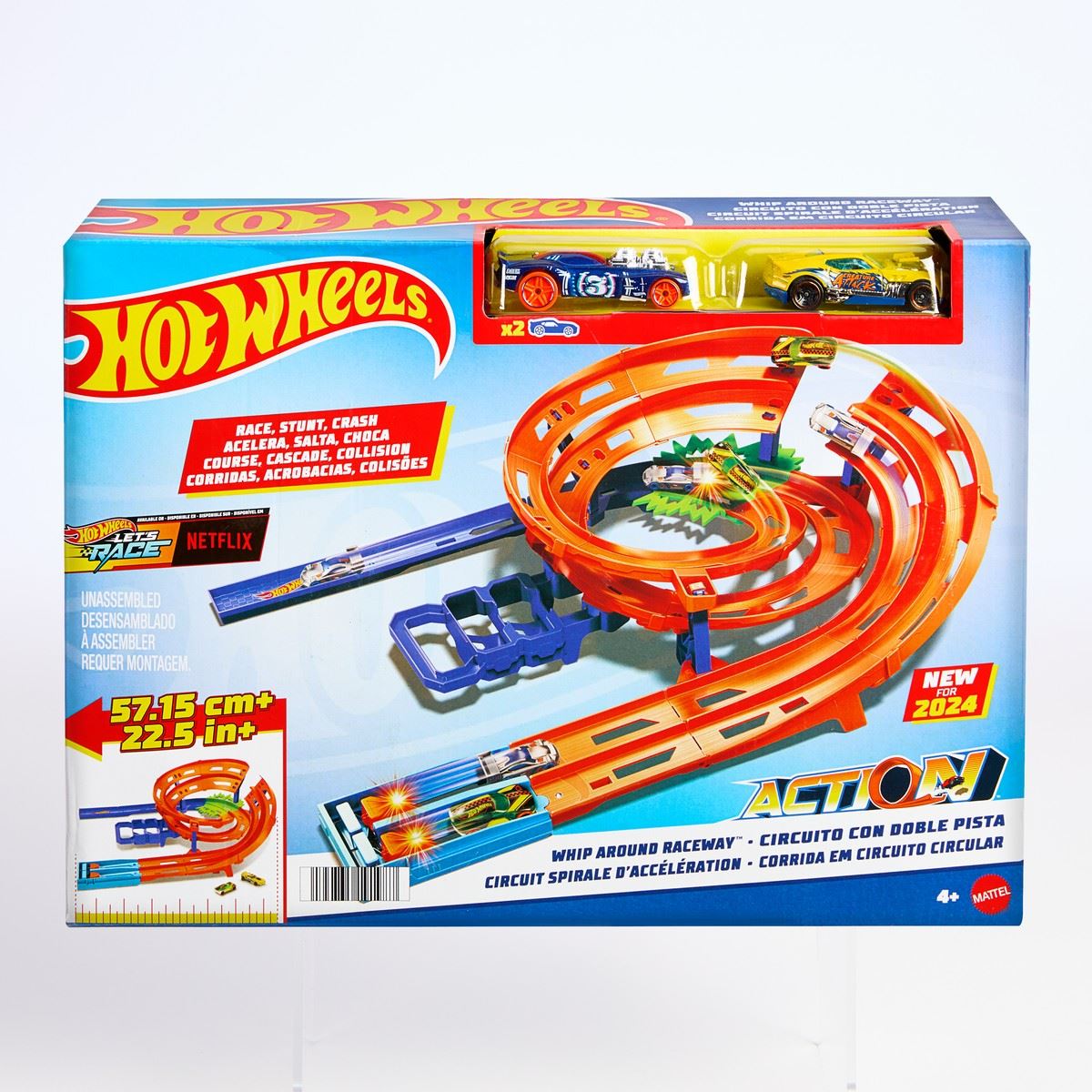 Hot Wheels Action Pista de Juguete Circuito Giro Veloz