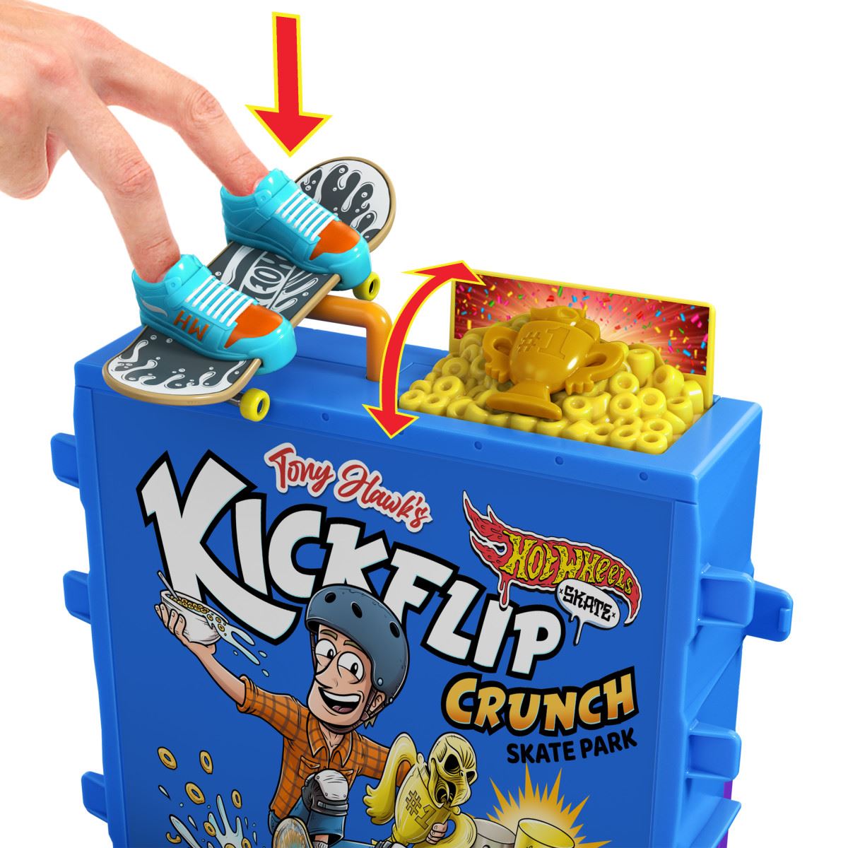 Pista de Juguete - Hot Wheels Skate - Set Bowl de Cereal
