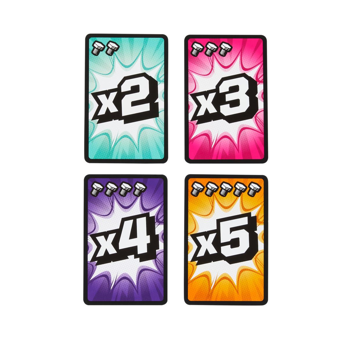 ROCK 'EM SOCK 'EM Cartas - Mattel Games - Juego Mesa Adultos