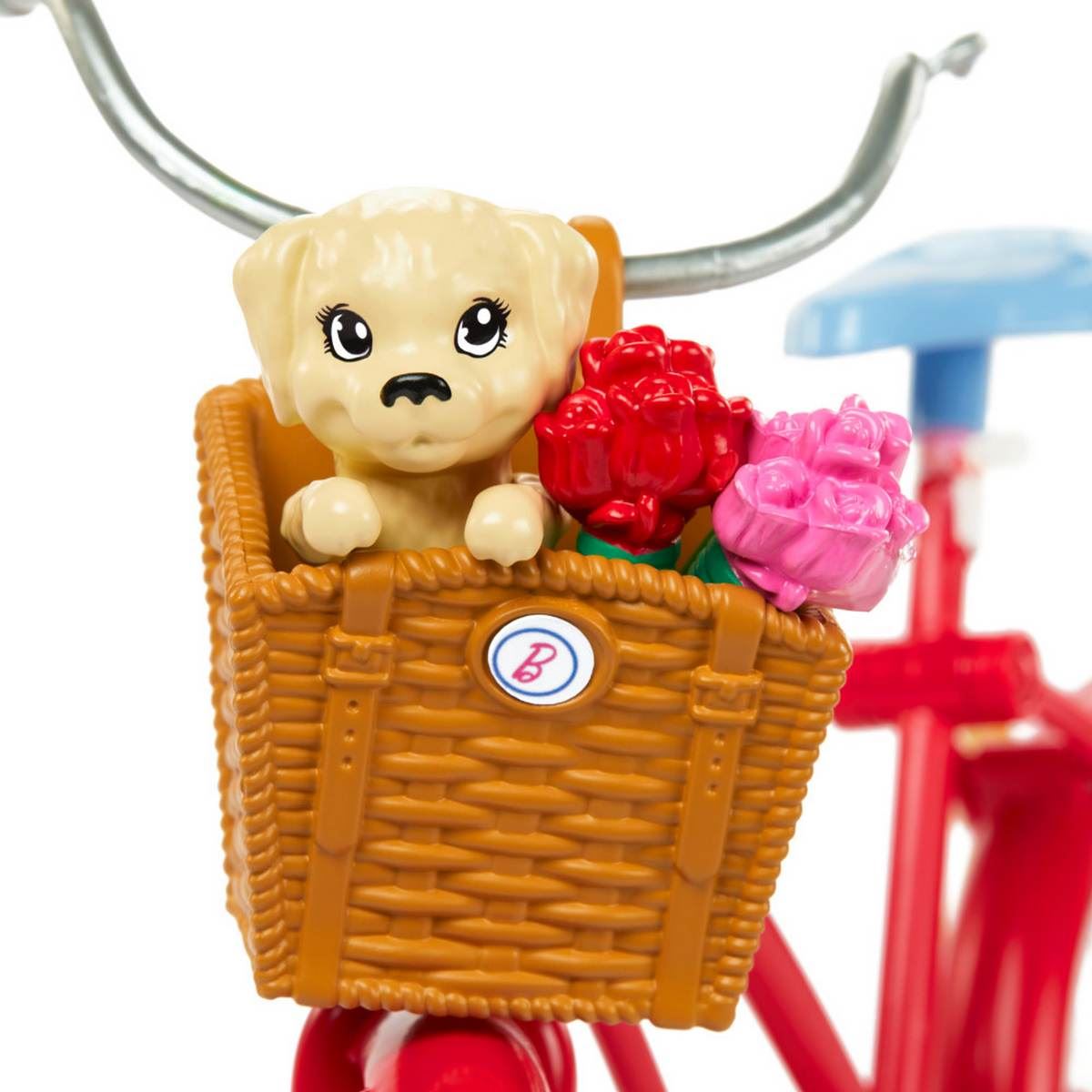 Barbie Bicicleta con Muñeca y Perrito