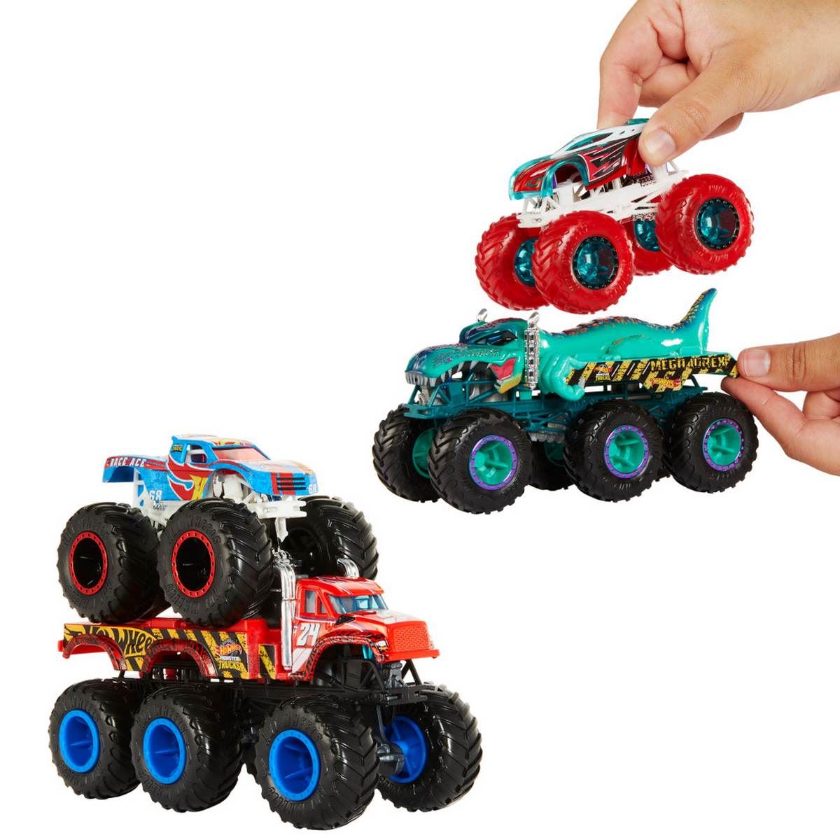 Monster Trucks Hot Wheels Escala 1:64