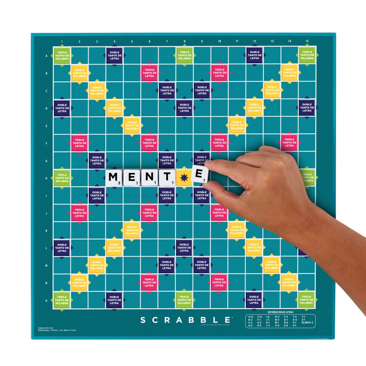 Scrabble - Juego de Mesa 2 en 1 con palabras- Mattel