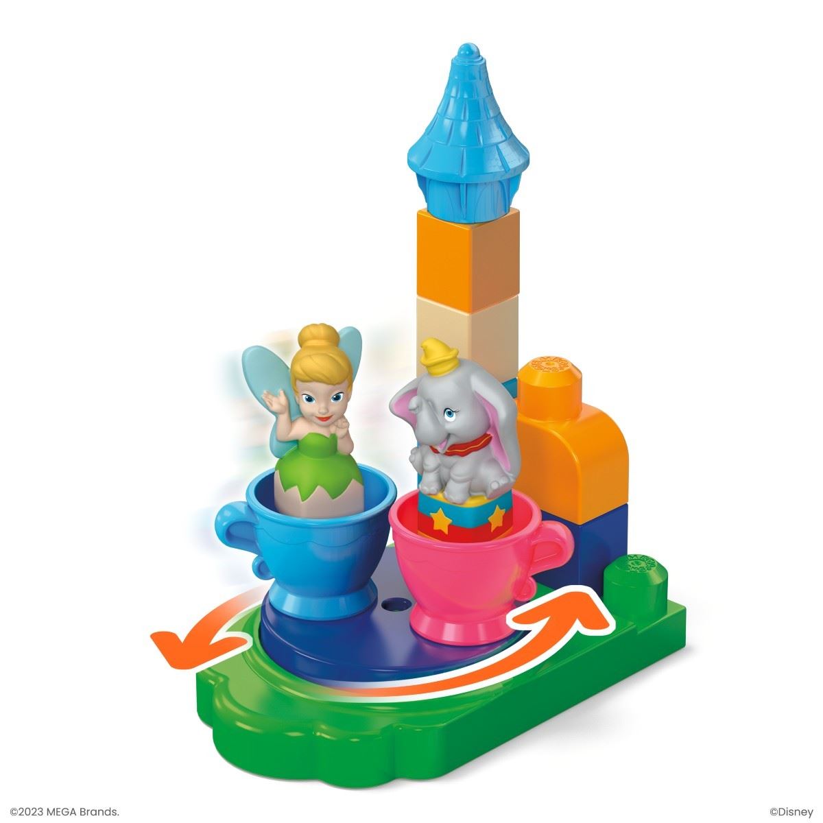 Mega Bloks Juguete Construcción Castillo celebración Disney