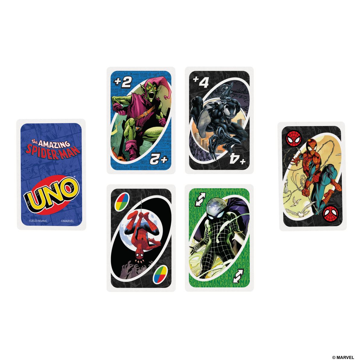 UNO Marvel Spider-Man - Juego de Cartas - Original Mattel