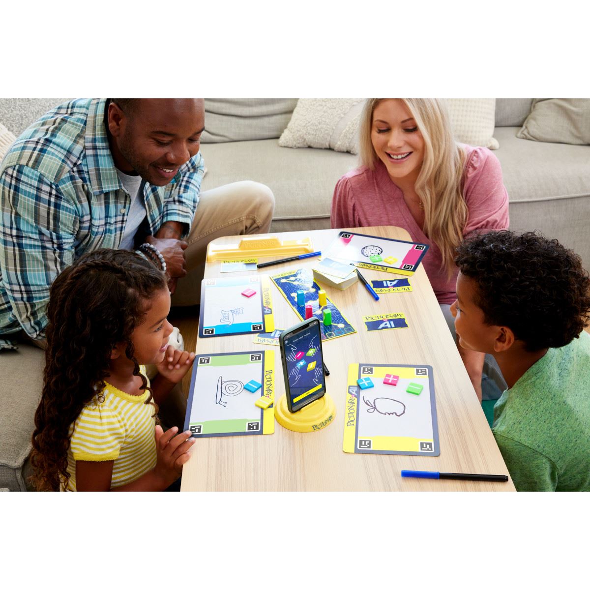 Pictionary Juego de Mesa vs IA para Niños