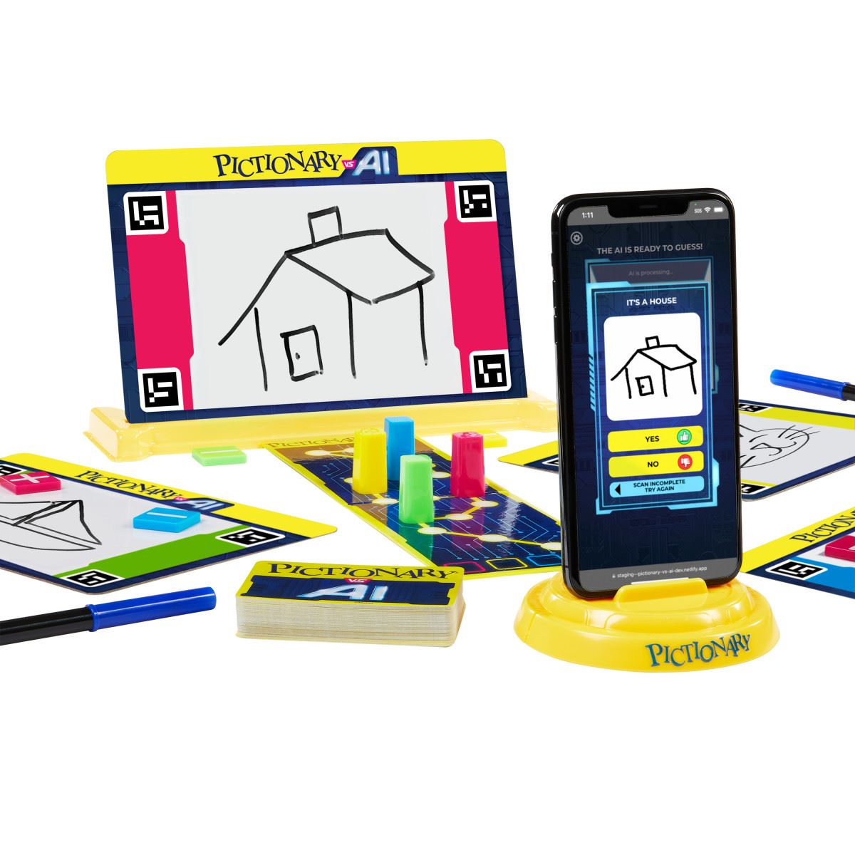 Pictionary Juego de Mesa vs IA para Niños
