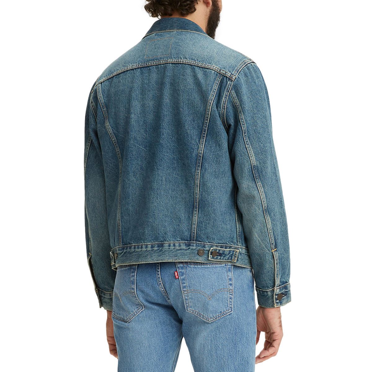 Chamarra azul Levis para hombre EG