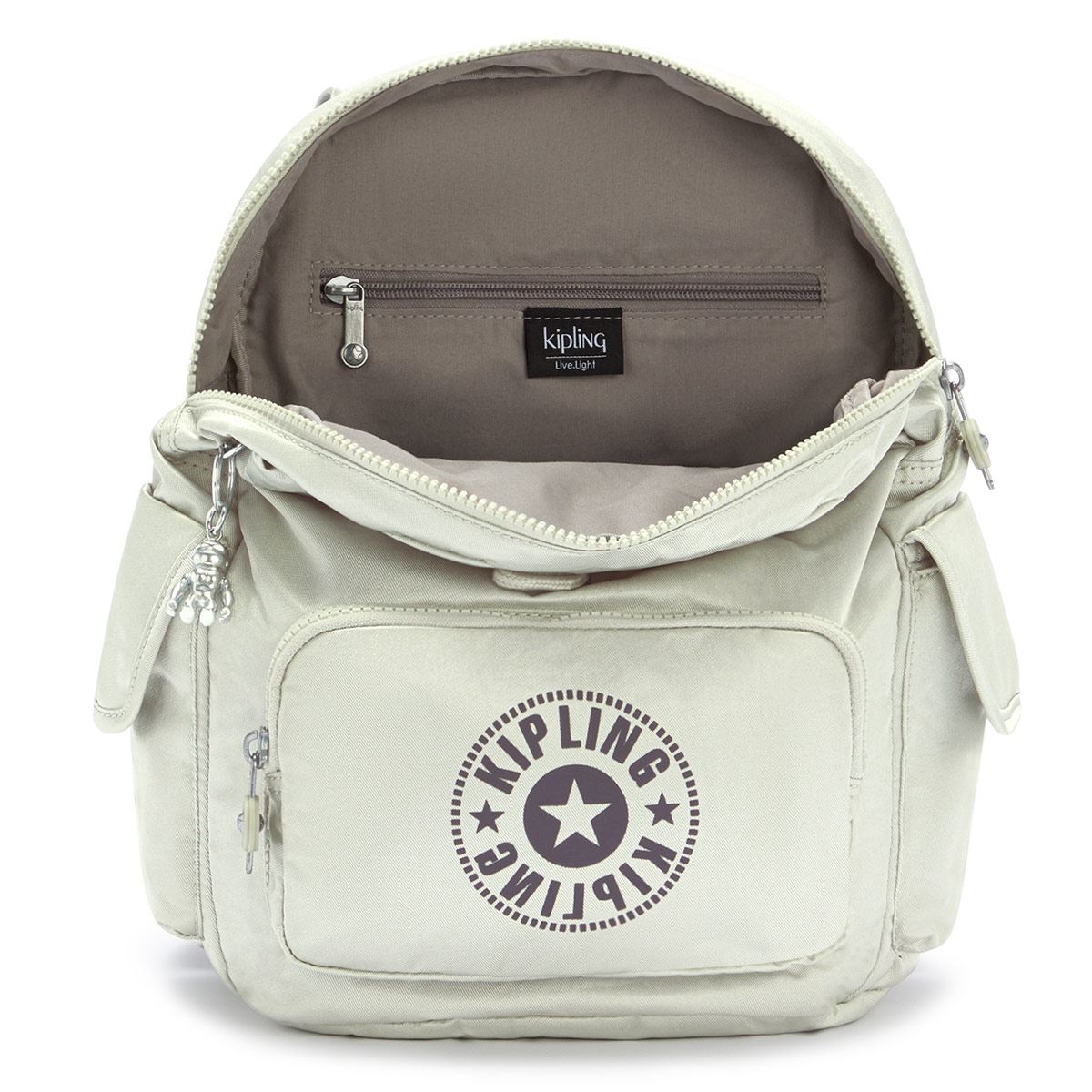 Mochila Kipling Gris