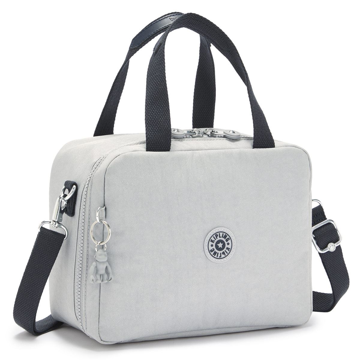 Lonchera Gris Brillante Kipling