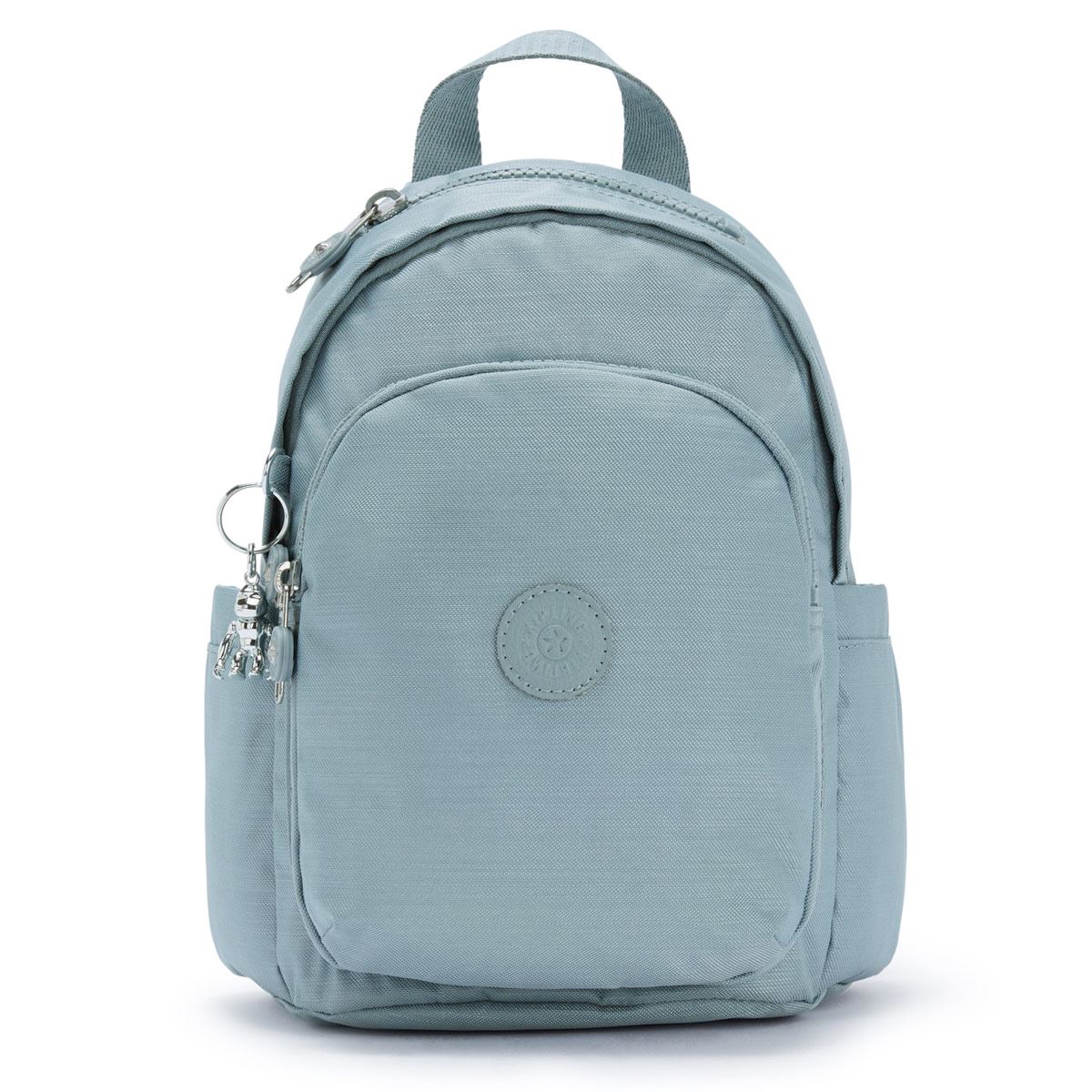 Mochila delia mini Kipling azul claro