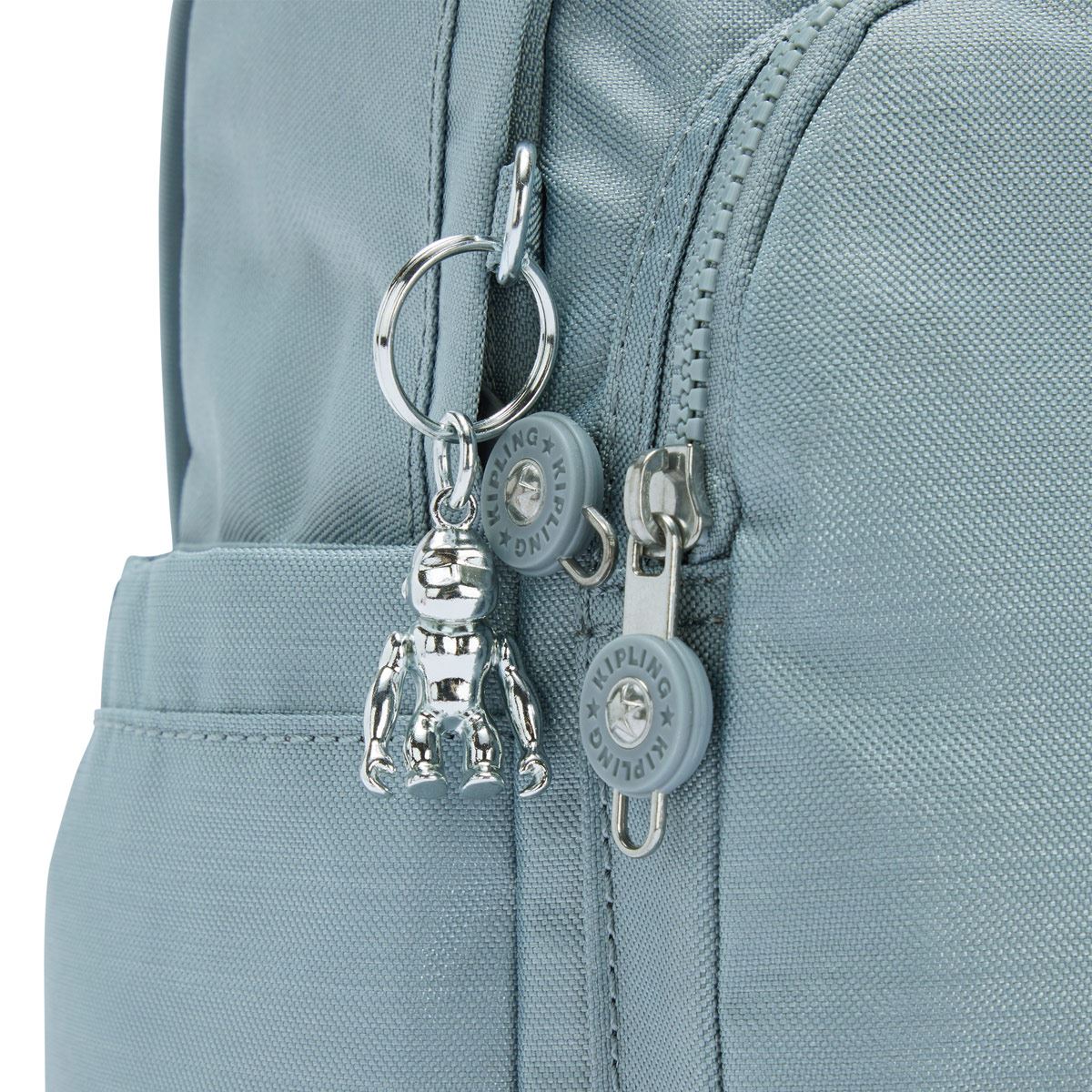 Mochila delia mini Kipling azul claro