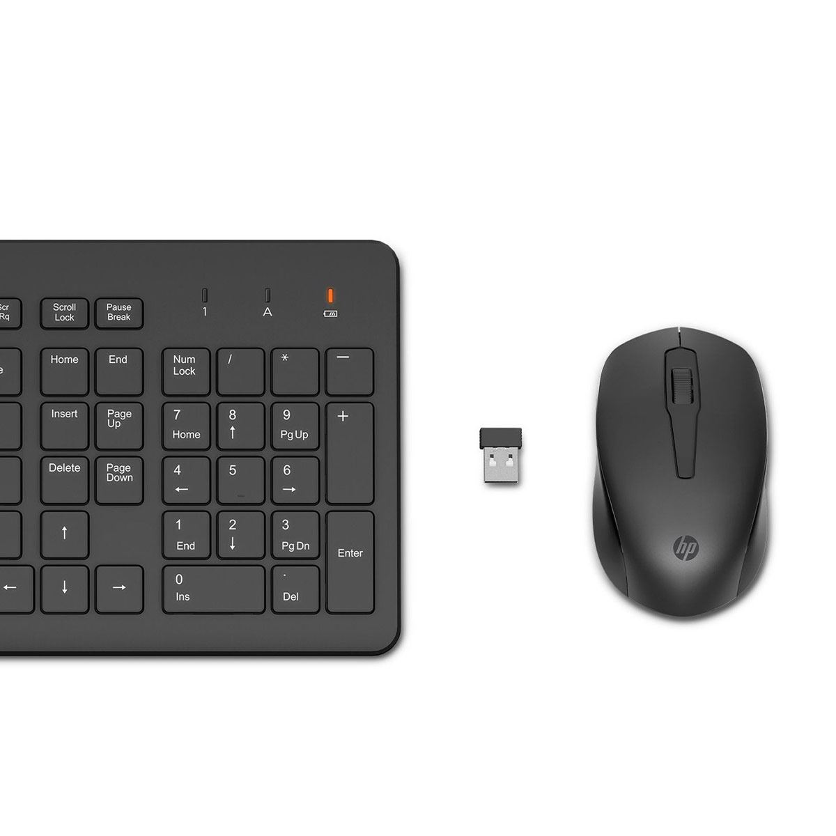Teclado y mouse inalámbrico HP 330 color negro