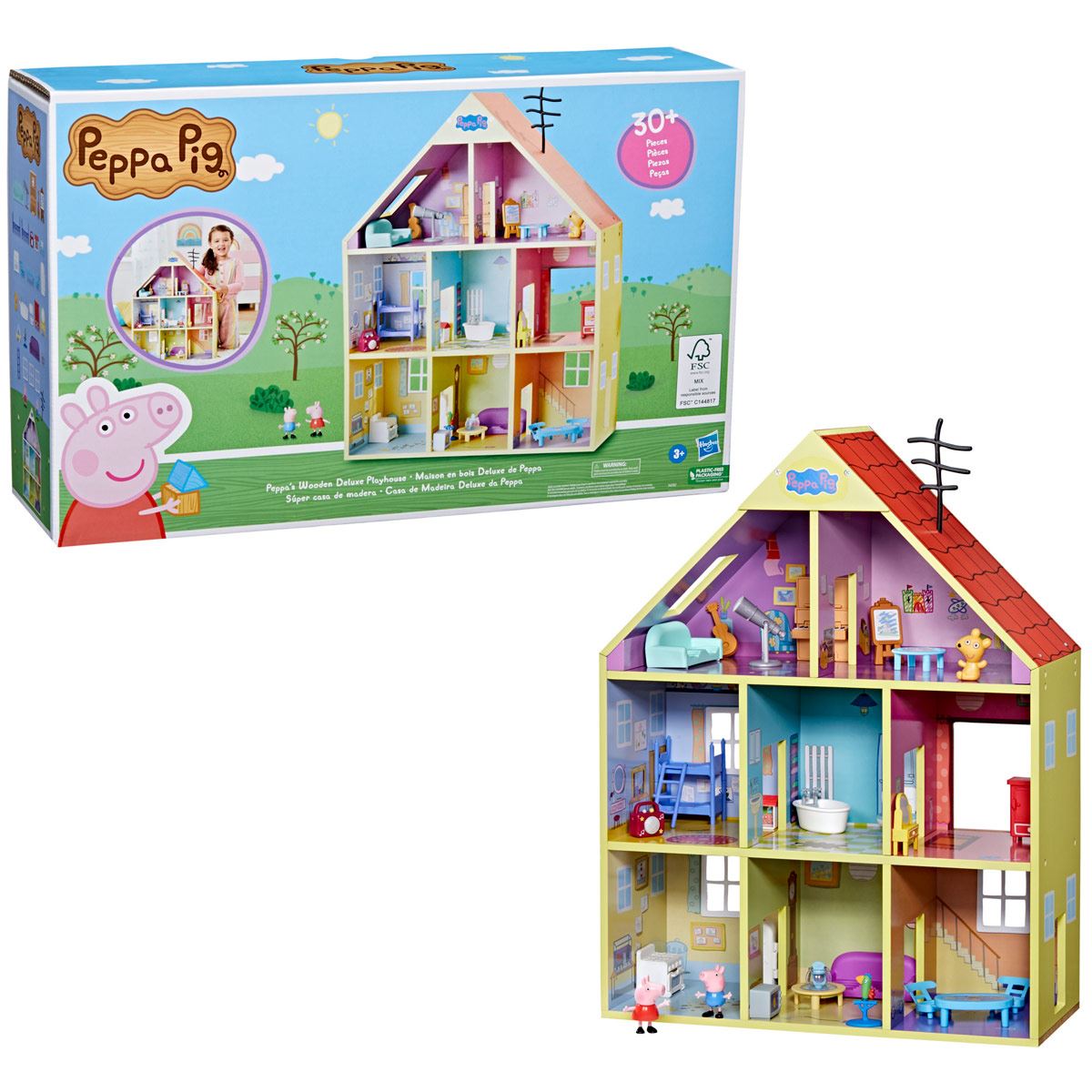 PEP WOODEN DELUXE PLAYHOUSE