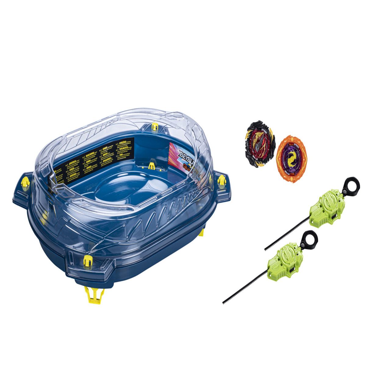 Hasbro - Beyblade - Beyblade Thunder Edge: Set de Batalla con Beystadium,  Trompos y Lanzadores ㅤ