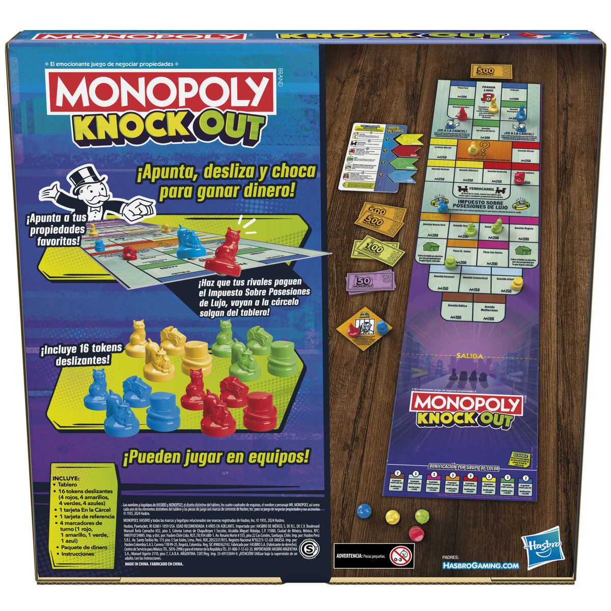 Juego de Mesa Monopoly Knockout
