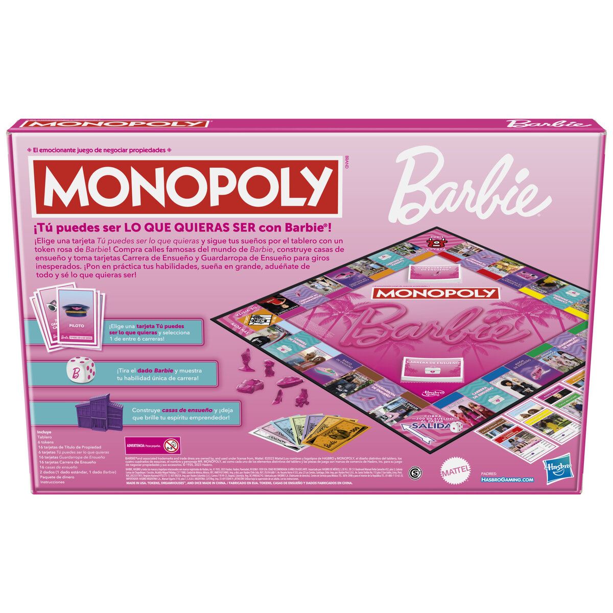 Juego de Mesa Monopoly Barbie
