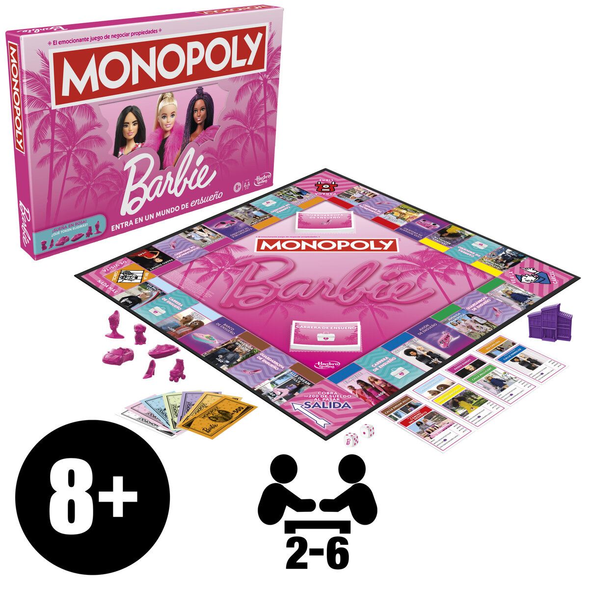 Juego de Mesa Monopoly Barbie