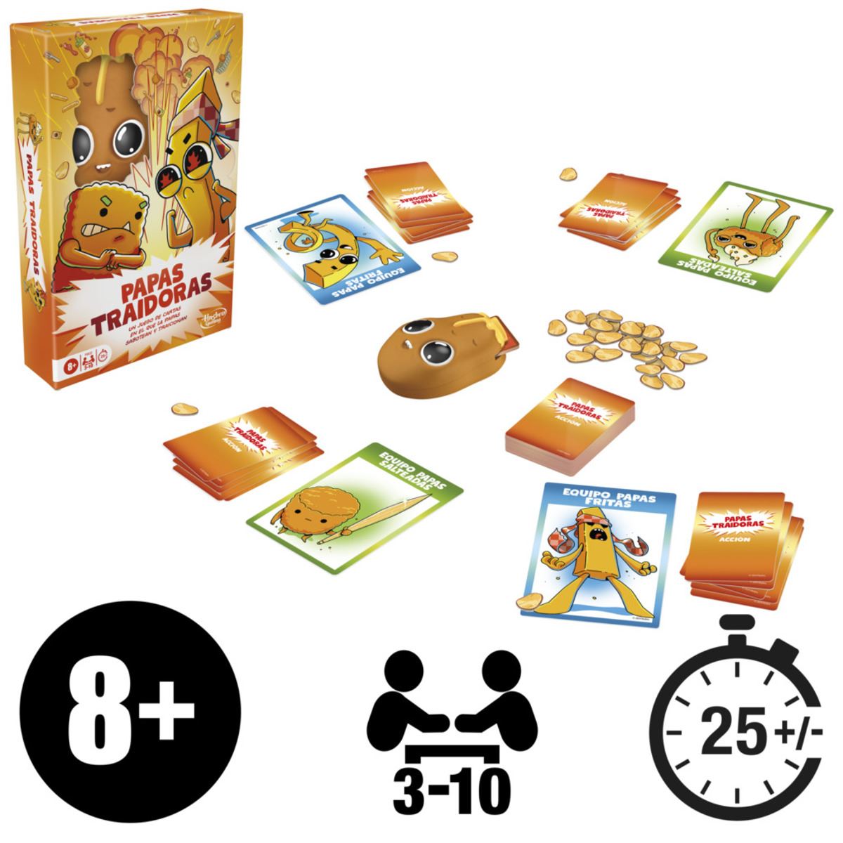 Juego de Cartas Hasbro: Papas Traidoras
