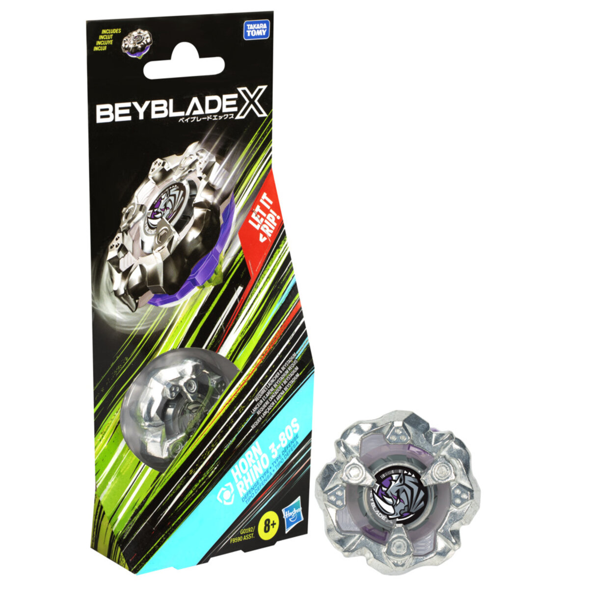 1 Top de Rotación Derecha Tipo Resistencia Beyblade X