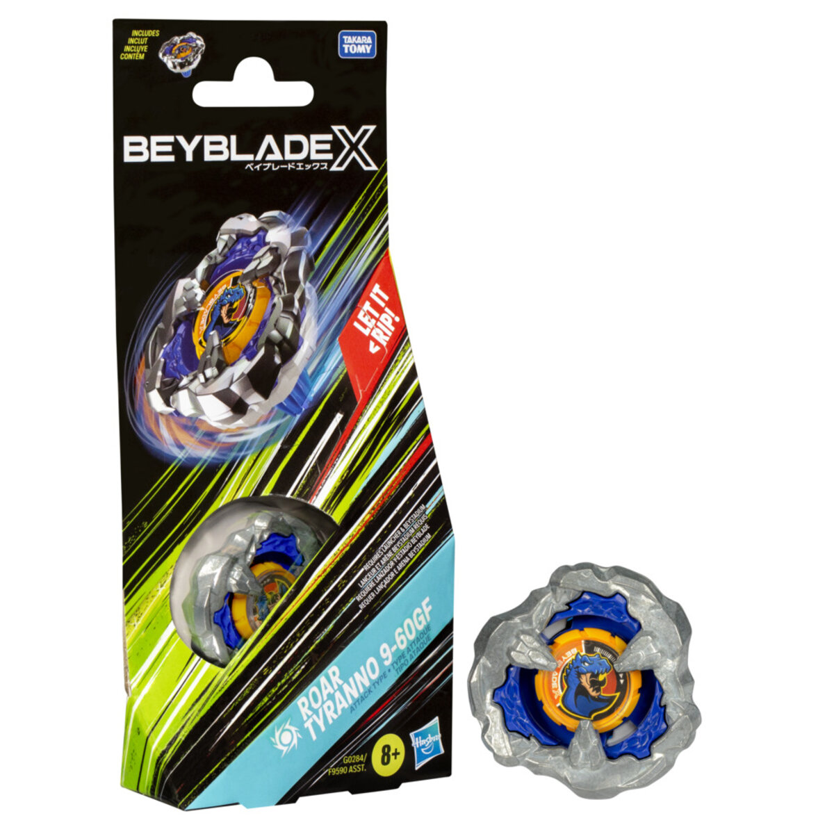 1 Top de Rotación Derecha Tipo Resistencia Beyblade X