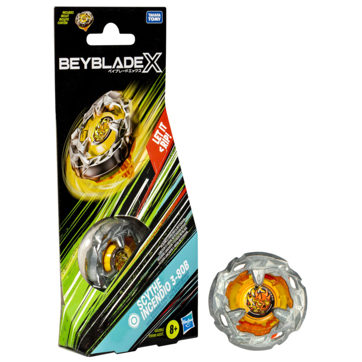 1 Top de Rotación Derecha Tipo Resistencia Beyblade X