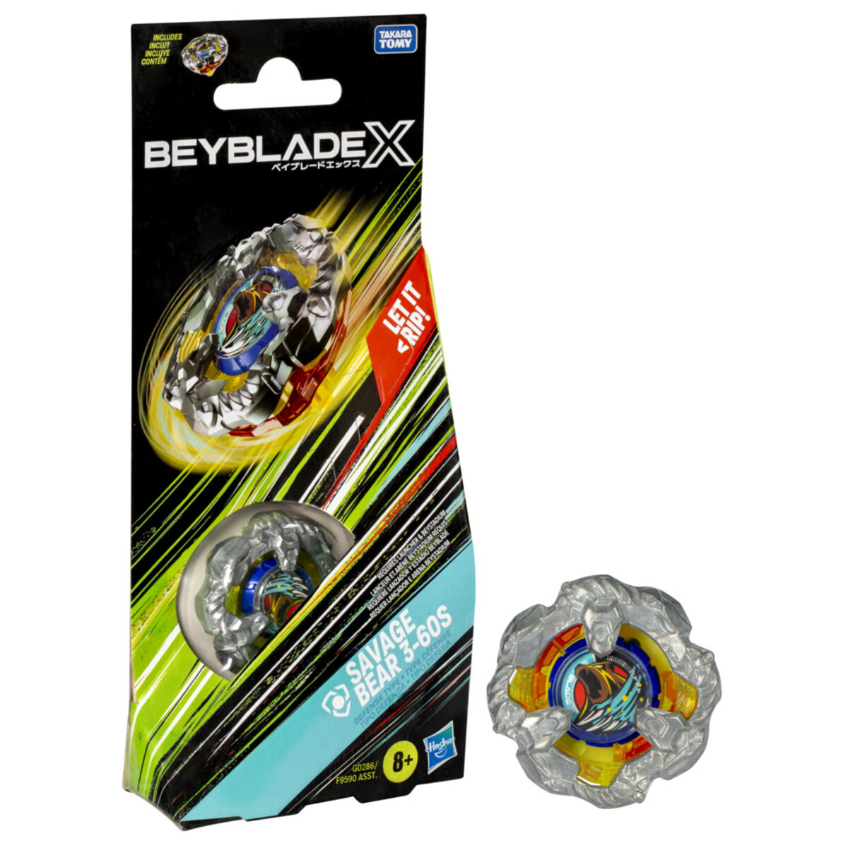1 Top de Rotación Derecha Tipo Resistencia Beyblade X