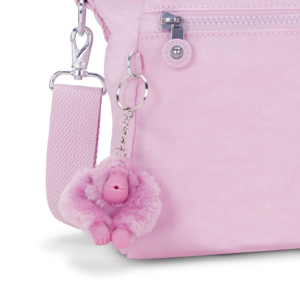 Bolso Shoulder Bag Kipling Rosa para Mujer