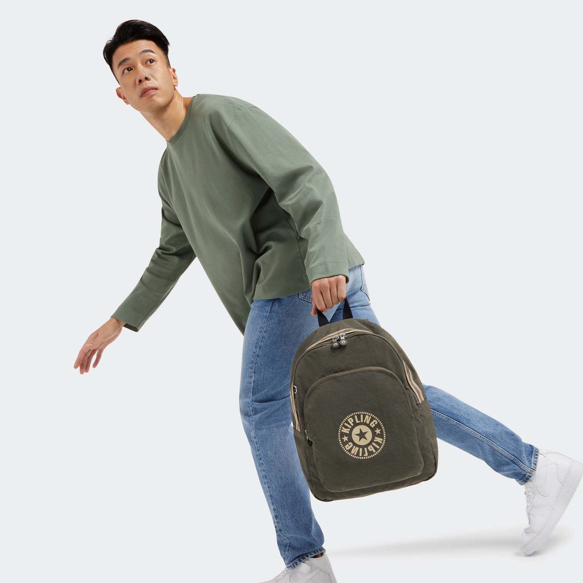 Mochila  Curtis Kipling Verde