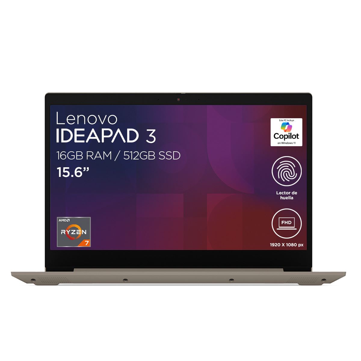 Laptop Lenovo ideapad 3 15alc6 Ryzen 7 16 GB RAM 512 GB SSD