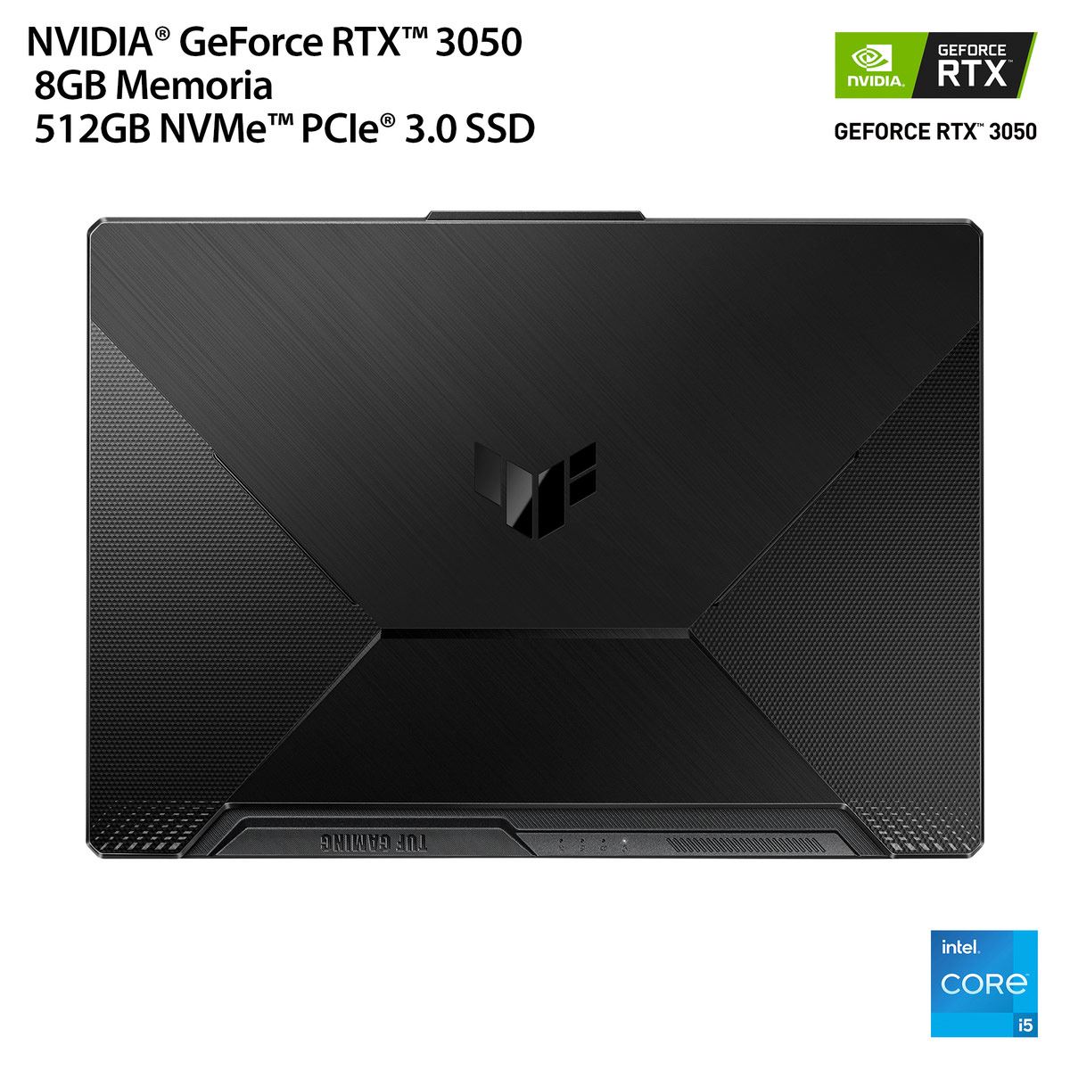 Laptop Gamer ASUS Fx506Hcb-Hn144W Ci5 11Th 8G 512Ssd Rtx3050 Negro