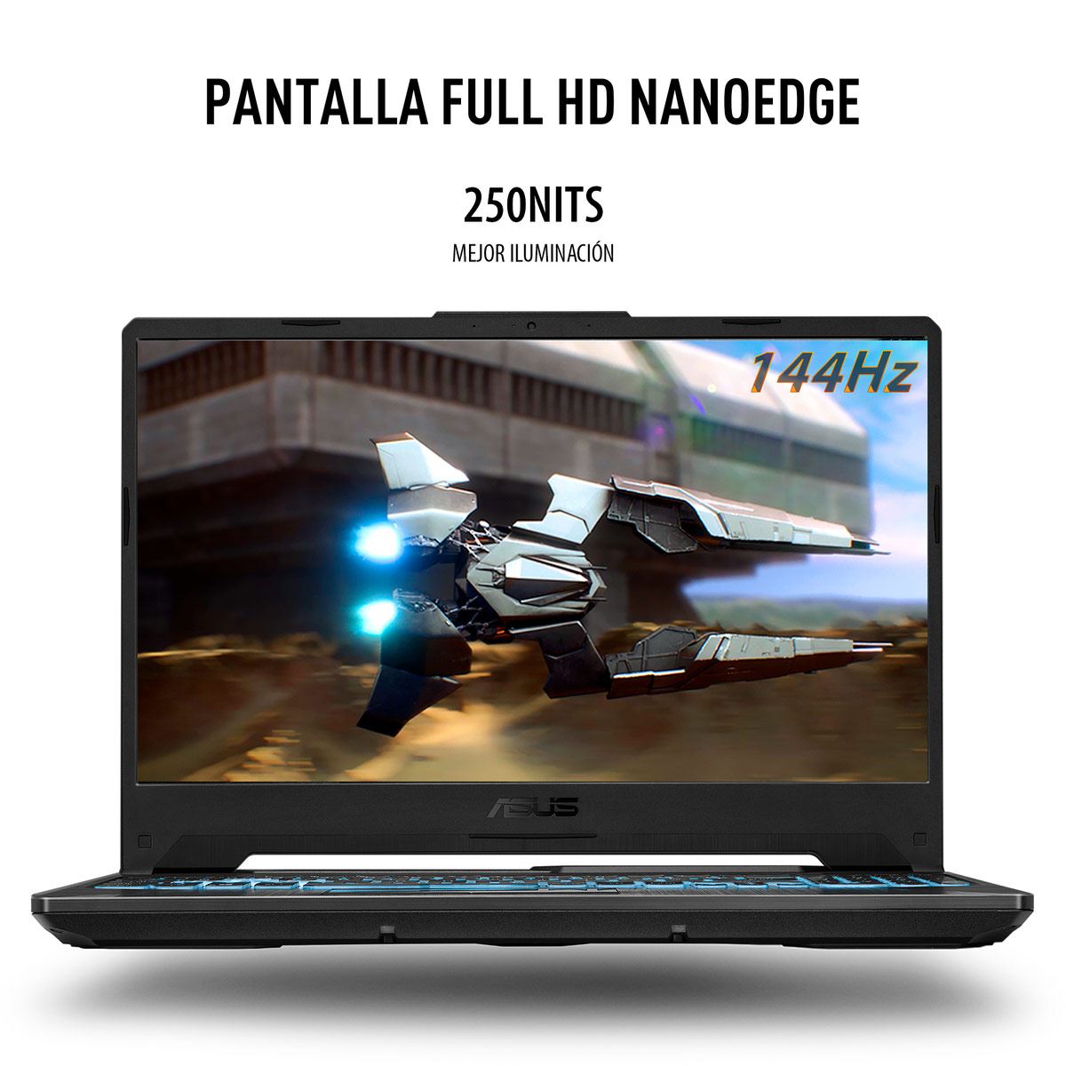 Laptop Gamer ASUS Fx506Hcb-Hn144W Ci5 11Th 8G 512Ssd Rtx3050 Negro