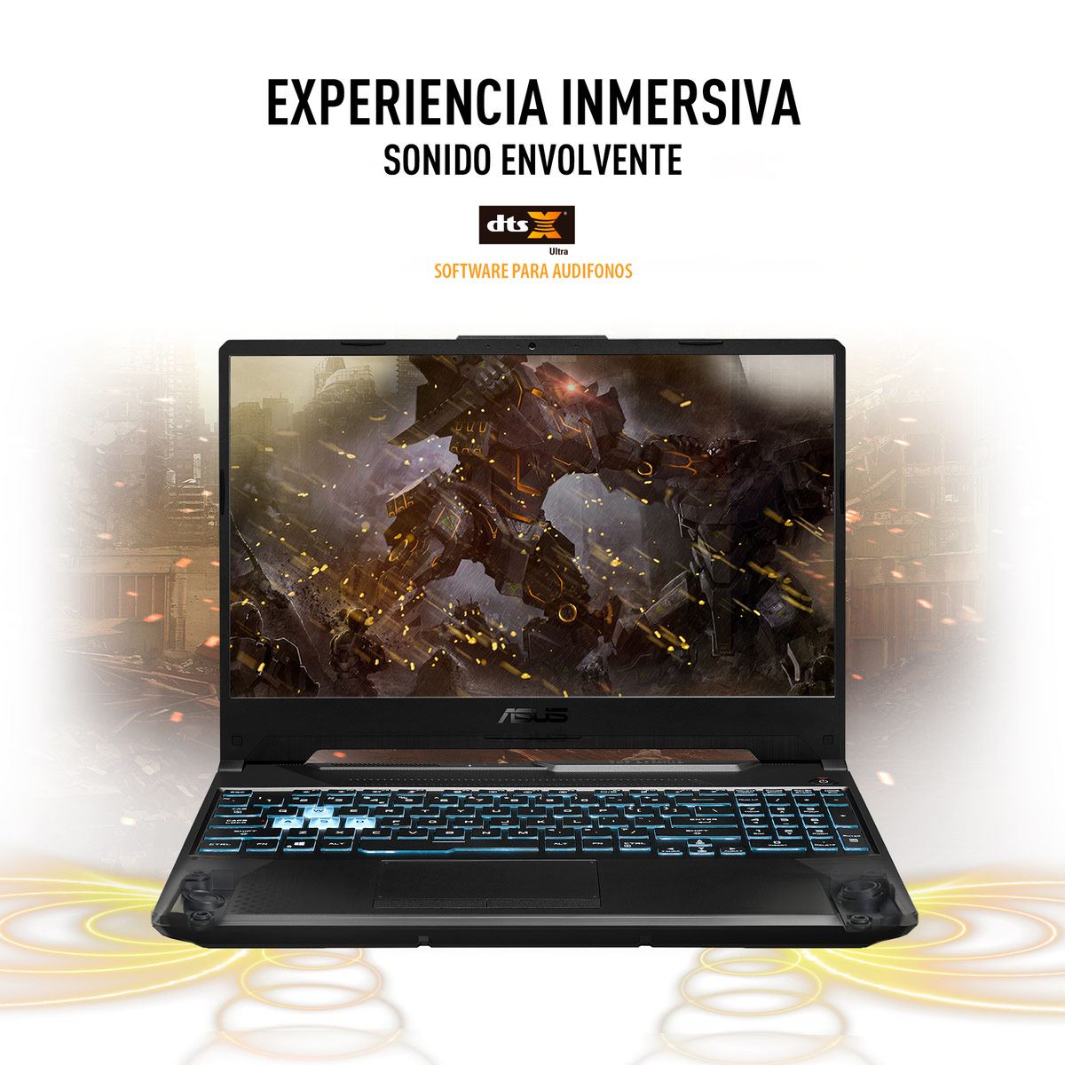 Laptop Gamer ASUS Fx506Hcb-Hn144W Ci5 11Th 8G 512Ssd Rtx3050 Negro