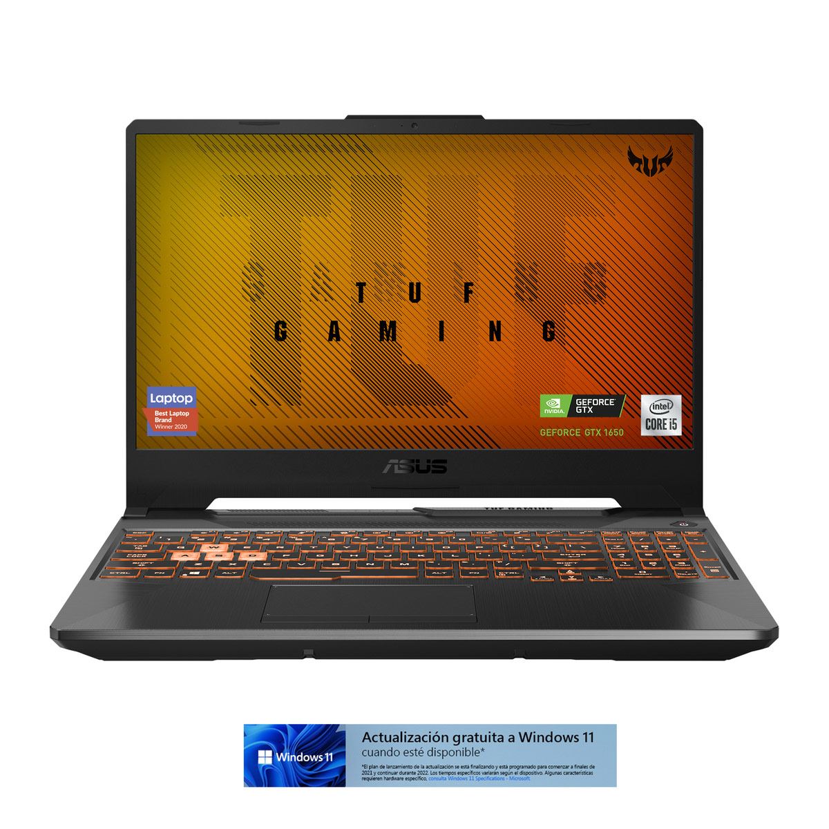 Laptop Gamer ASUS Fx506Lh-Hn004W Ci5 8G 512Ssd Gtx 1650 Negro